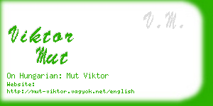 viktor mut business card